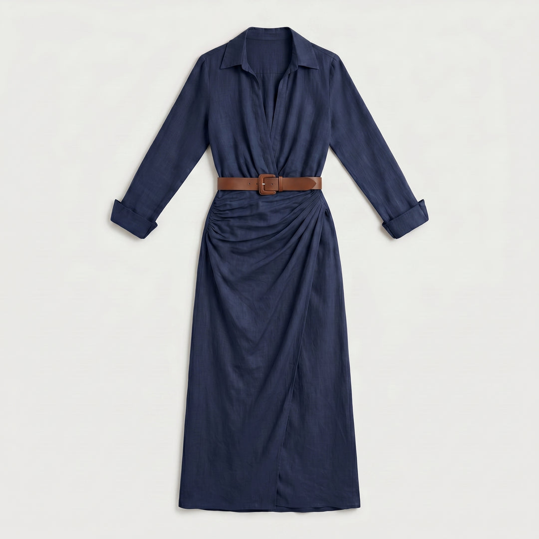 Damen Maxikleid Schwarz, Rückenansicht