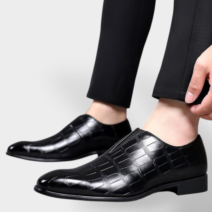 Herren Leder Loafer Elegant