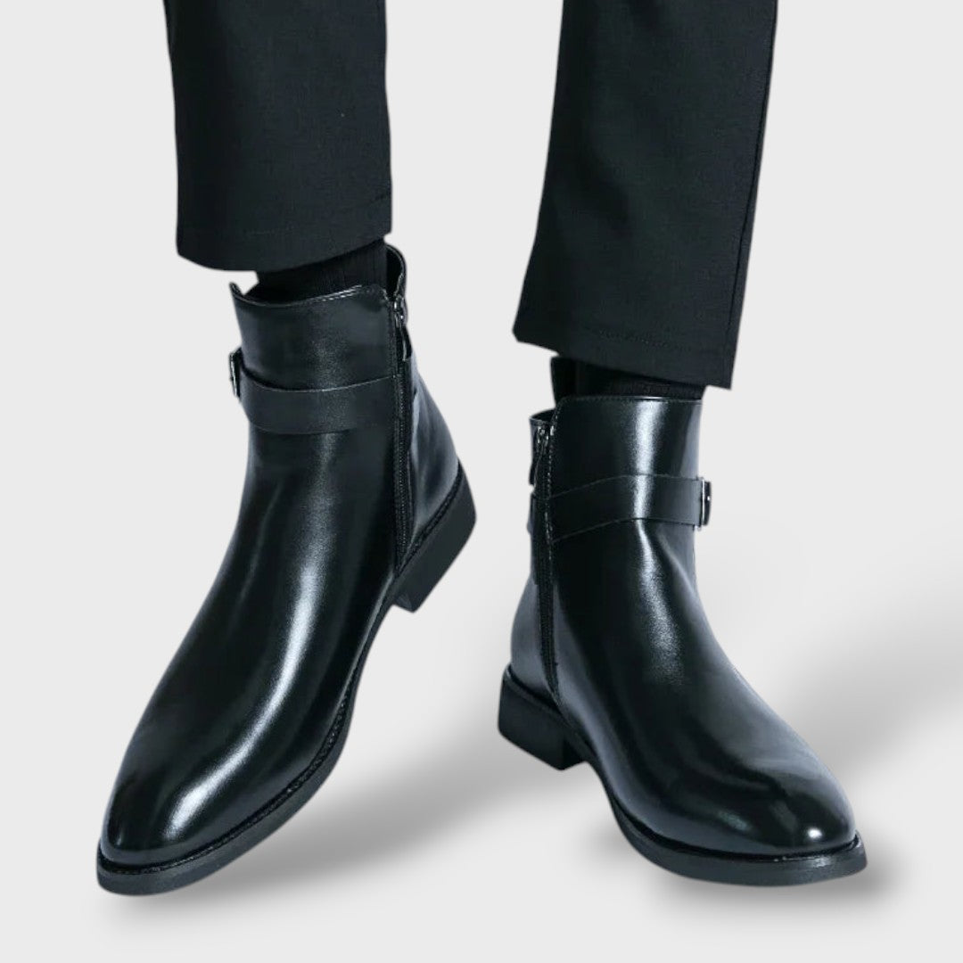 Herren Sergio Echtleder Chelsea Boots