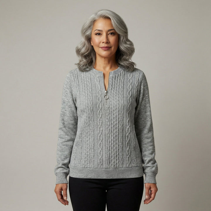 Pinker Pullover, Rückenansicht