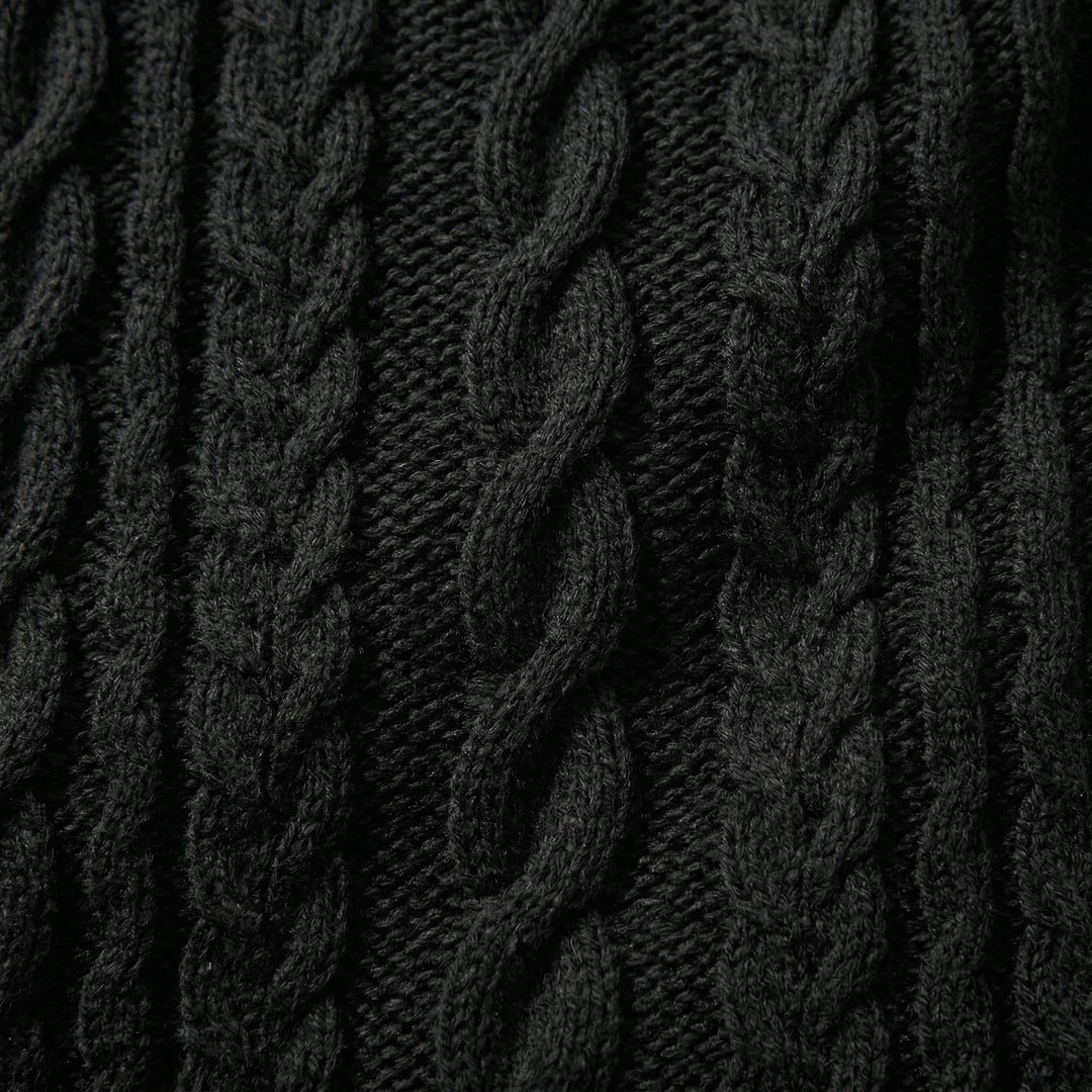 Damen Pullover mit Reißverschluss und V-Ausschnitt