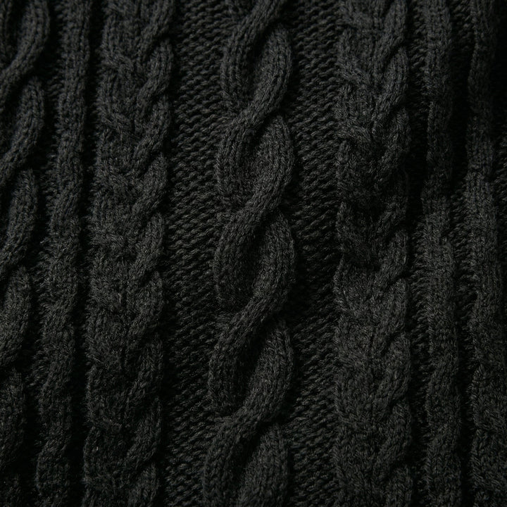 Damen Pullover mit Reißverschluss und V-Ausschnitt