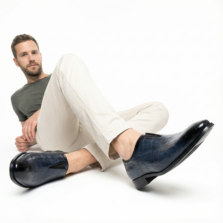 Herren Leder Loafer Elegant