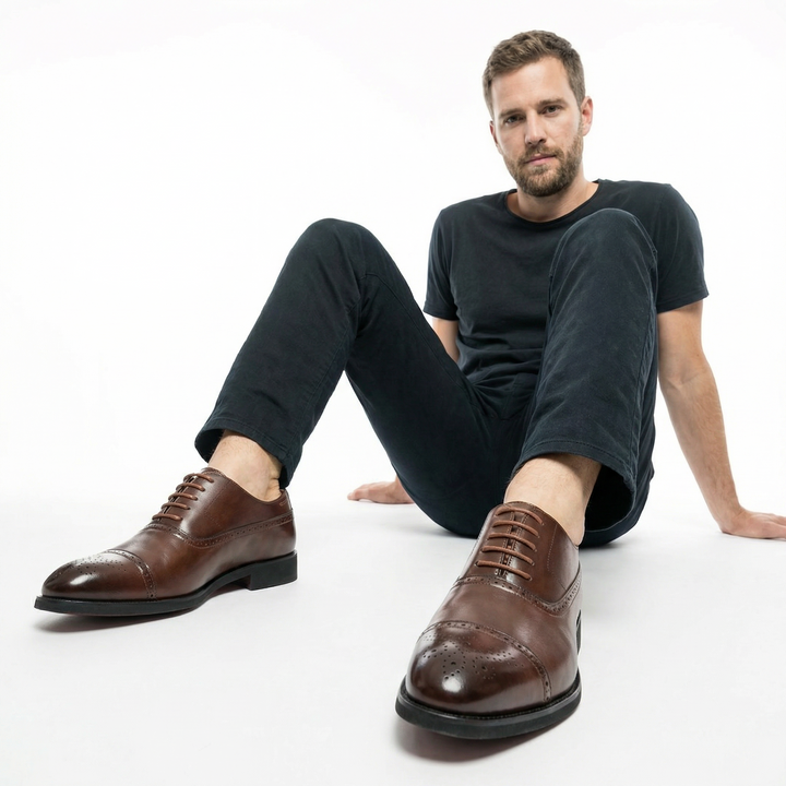 Brogue Lederschuhe Herren