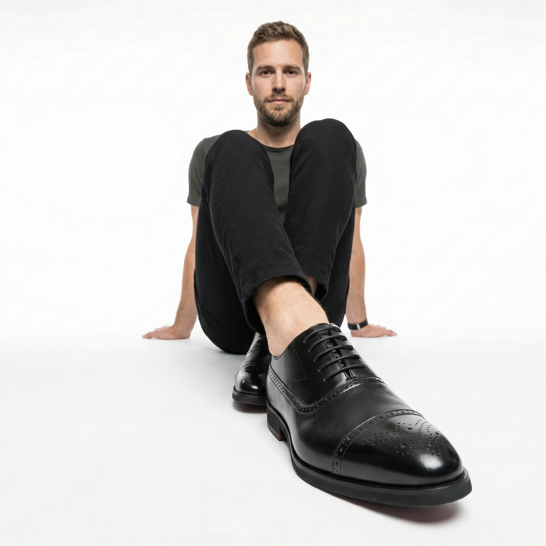 Brogue Lederschuhe Herren