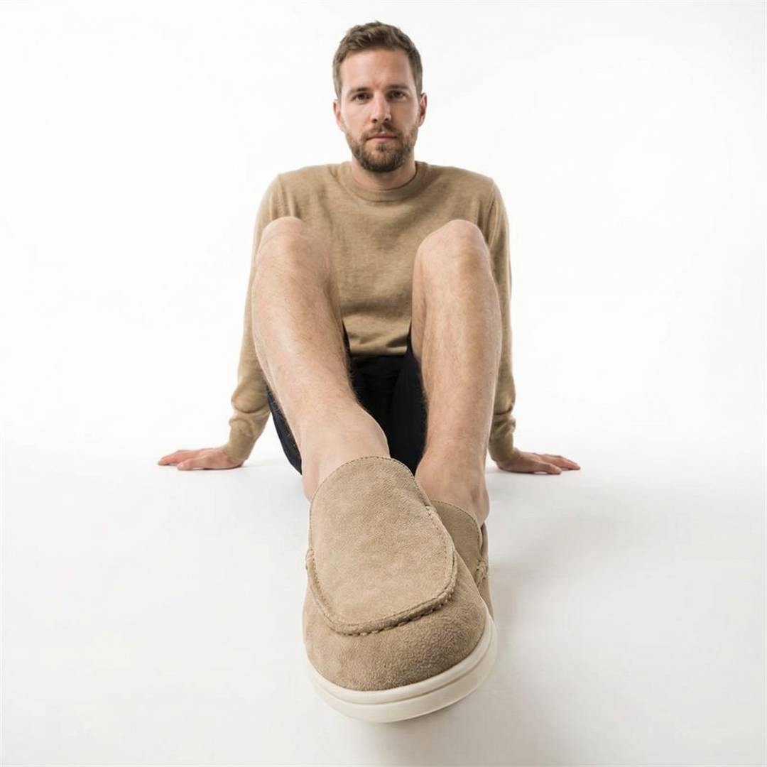 Herren Wildleder Loafer British Stil