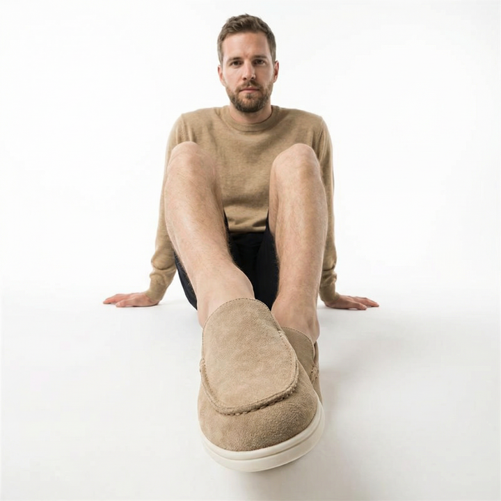 Herren Wildleder Loafer British Stil