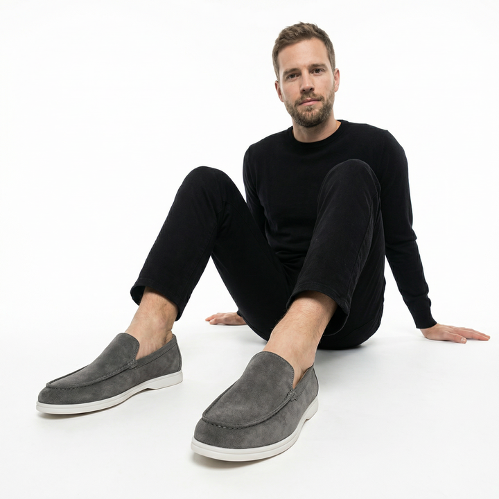 Herren Wildleder Loafer British Stil