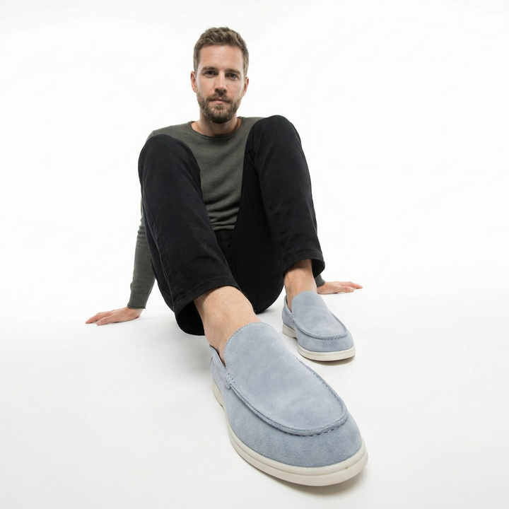 Herren Wildleder Loafer British Stil