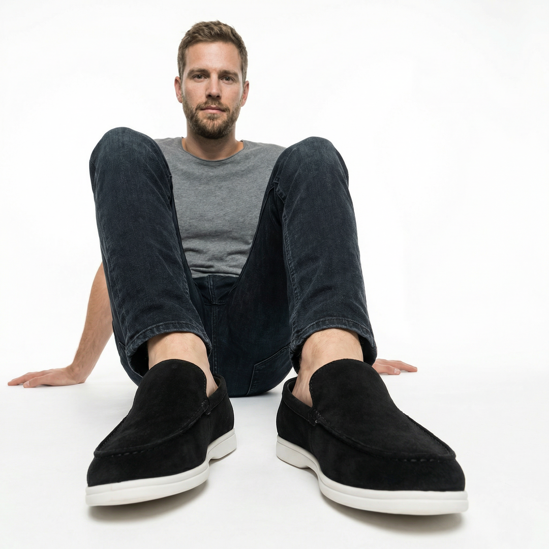 Herren Wildleder Loafer British Stil