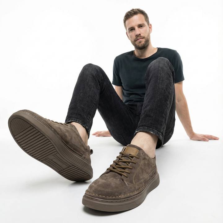 Herren Navarro Echtleder Schuhe Premium