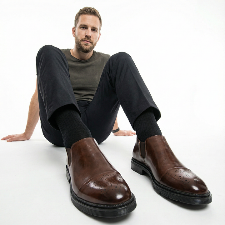 Herren Cortas Echtleder Schuhe Elegant