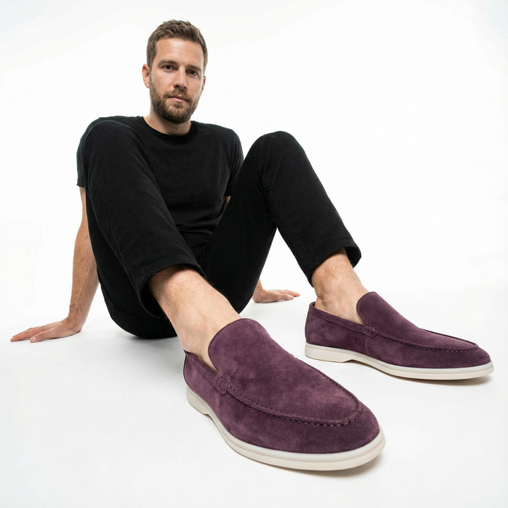 Herren Klassische Leder Loafer