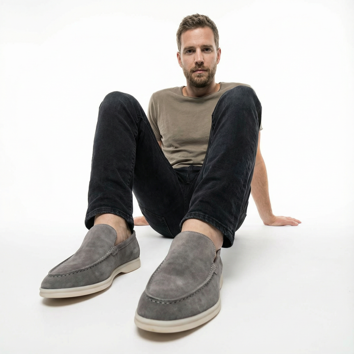 Herren Klassische Leder Loafer