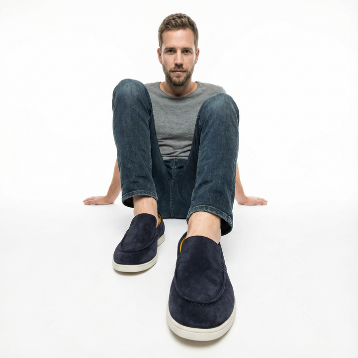 Herren Klassische Leder Loafer