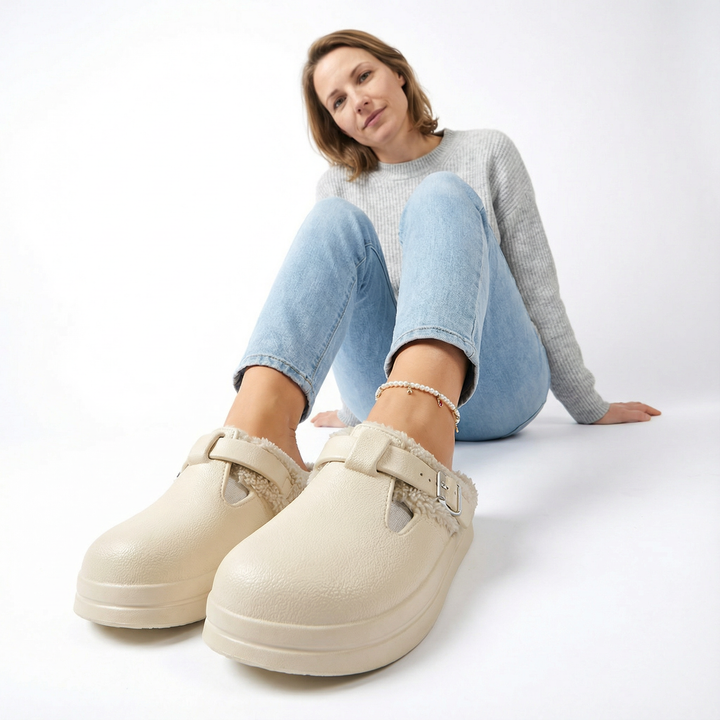 Damen Winter Hausschuhe mit Plüsch