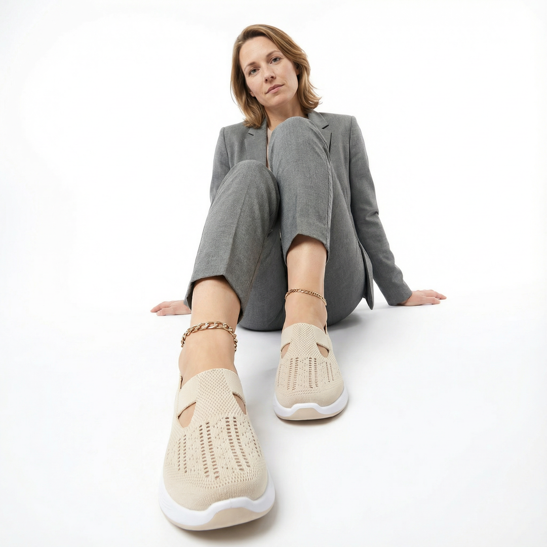 Damen Mesh-Sneaker im Alltags-Look, leichte Sommerschuhe