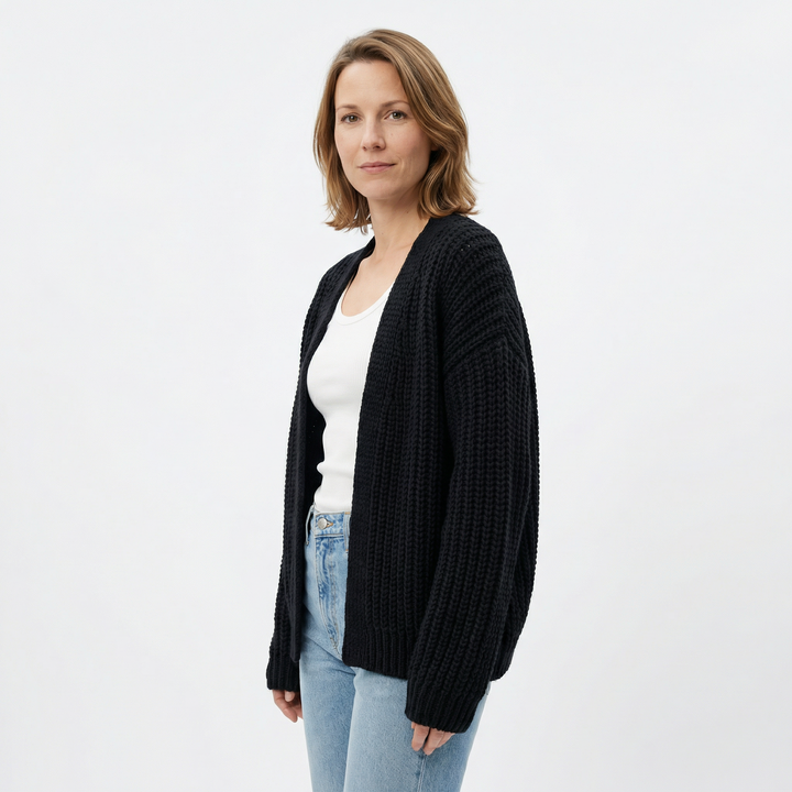 Damen Strick Cardigan Oversize
