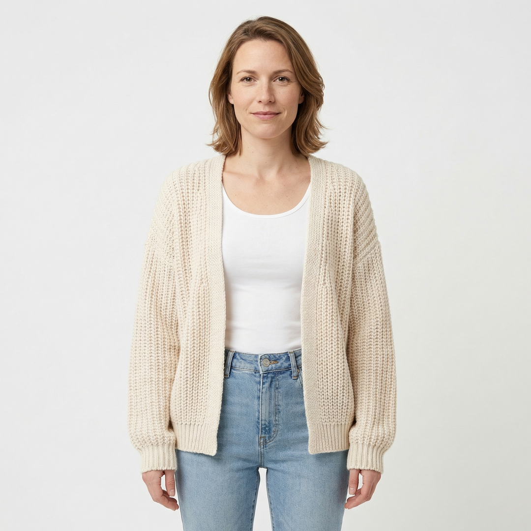 Damen Strick Cardigan Oversize