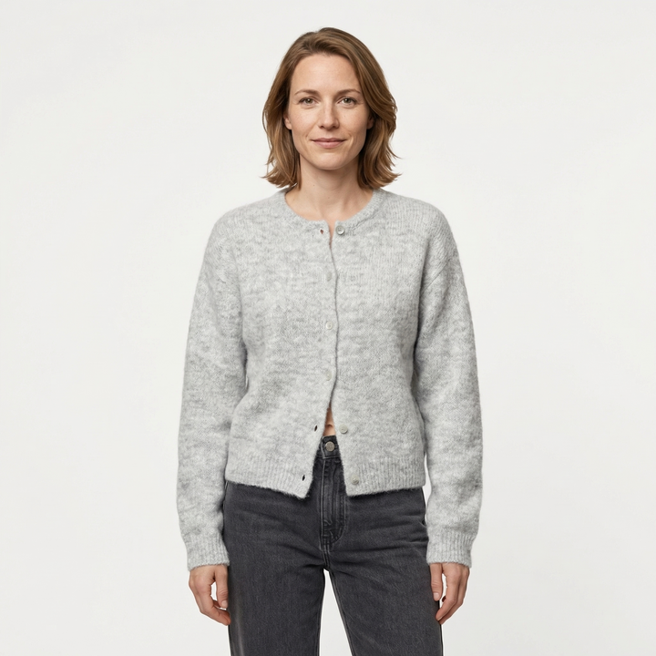 Damen Kaschmir Strick Cardigan