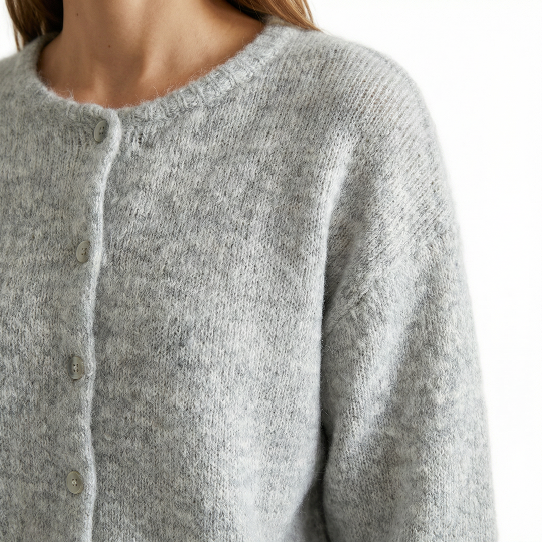 Damen Kaschmir Strick Cardigan