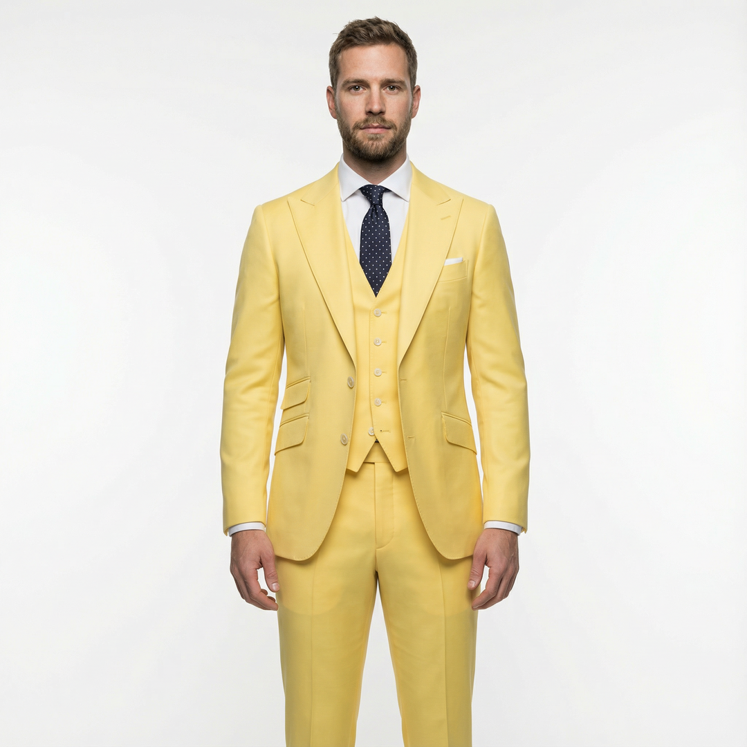 Herren Slim Fit Hochzeitsanzug