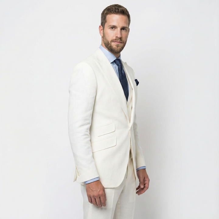 Herren Slim Fit Hochzeitsanzug