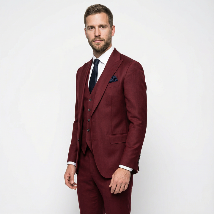 Herren Slim Fit Hochzeitsanzug
