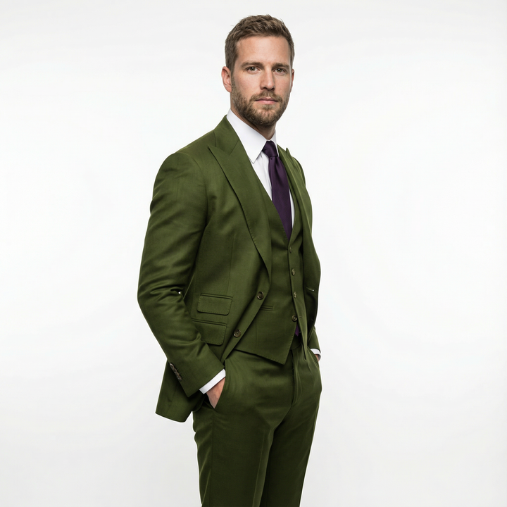 Herren Slim Fit Hochzeitsanzug