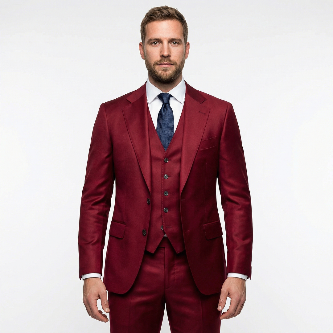 Herren Slim Fit Hochzeitsanzug