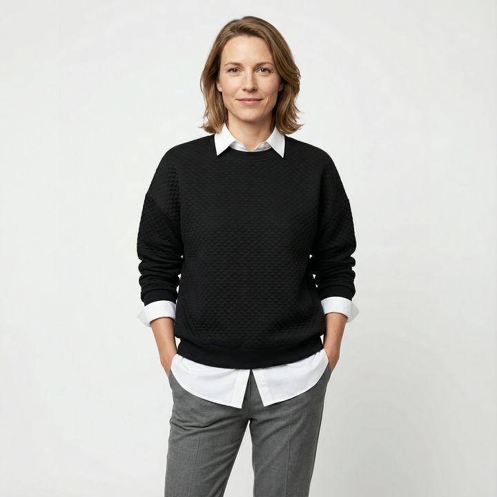 Damen Vintage Strickpullover Kaschmir