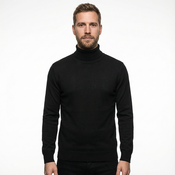 Herren Luxus Rollkragenpullover