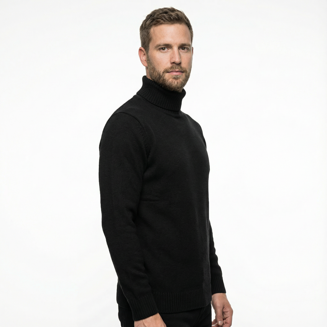 Herren Luxus Rollkragenpullover