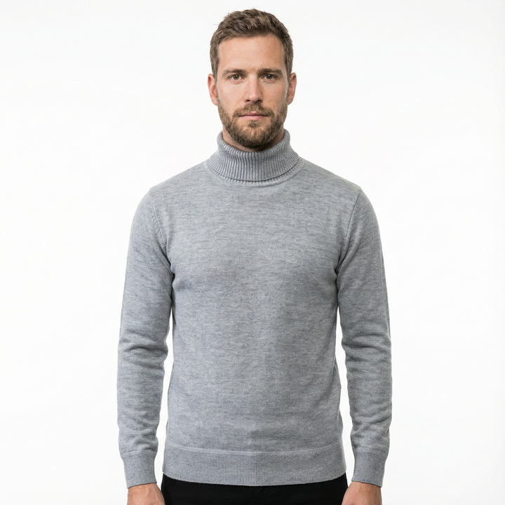 Herren Luxus Rollkragenpullover