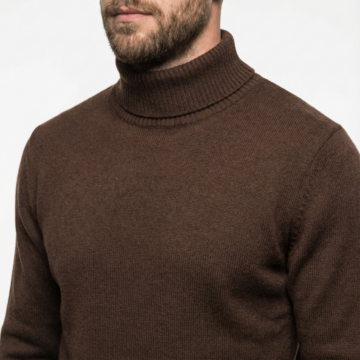 Herren Luxus Rollkragenpullover