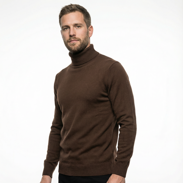 Herren Luxus Rollkragenpullover