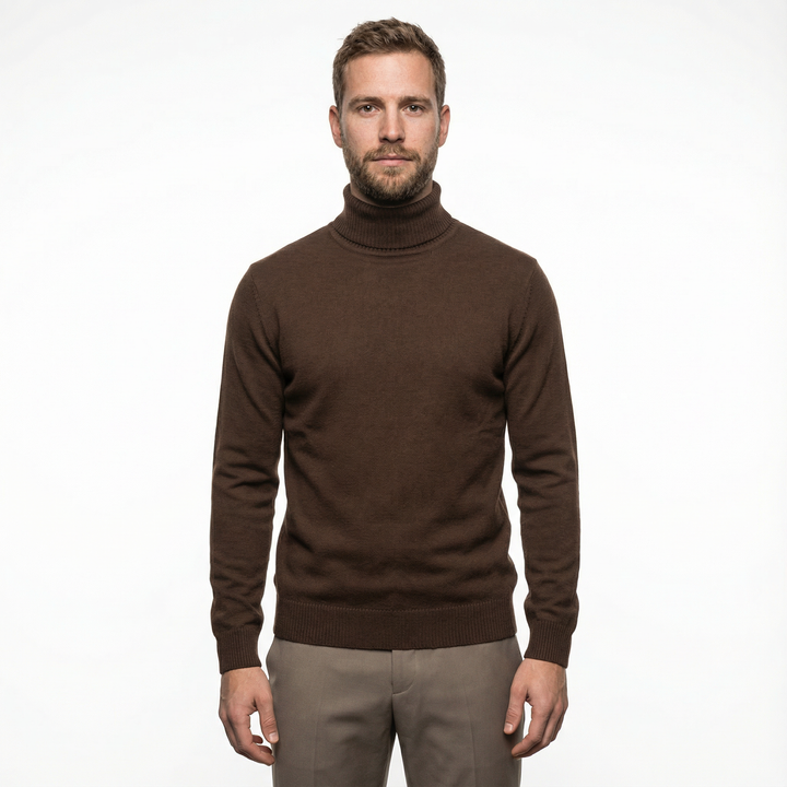Herren Luxus Rollkragenpullover