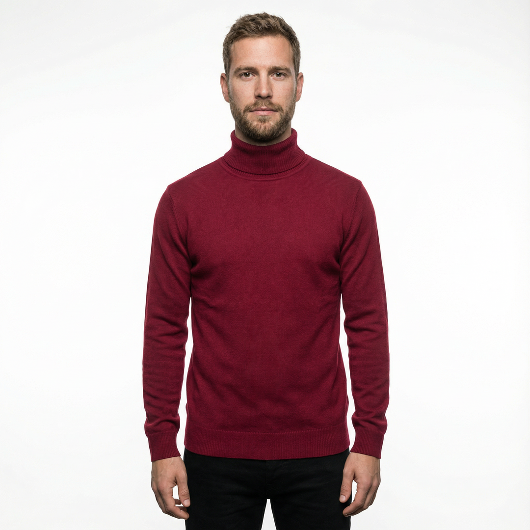 Herren Luxus Rollkragenpullover
