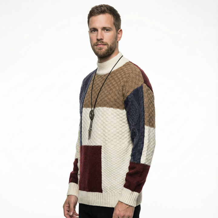 Herren Baumwoll Pullover Modern