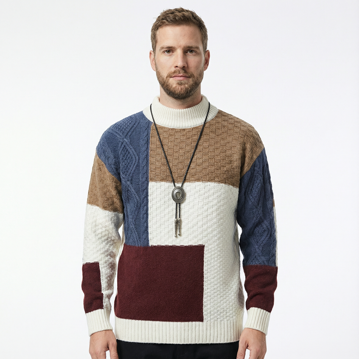 Herren Baumwoll Pullover Modern