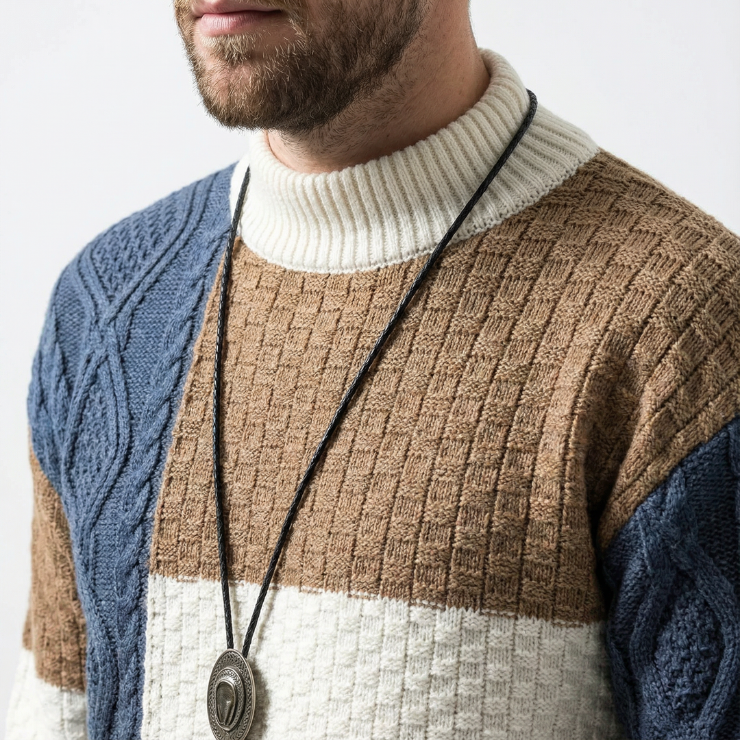 Herren Baumwoll Pullover Modern