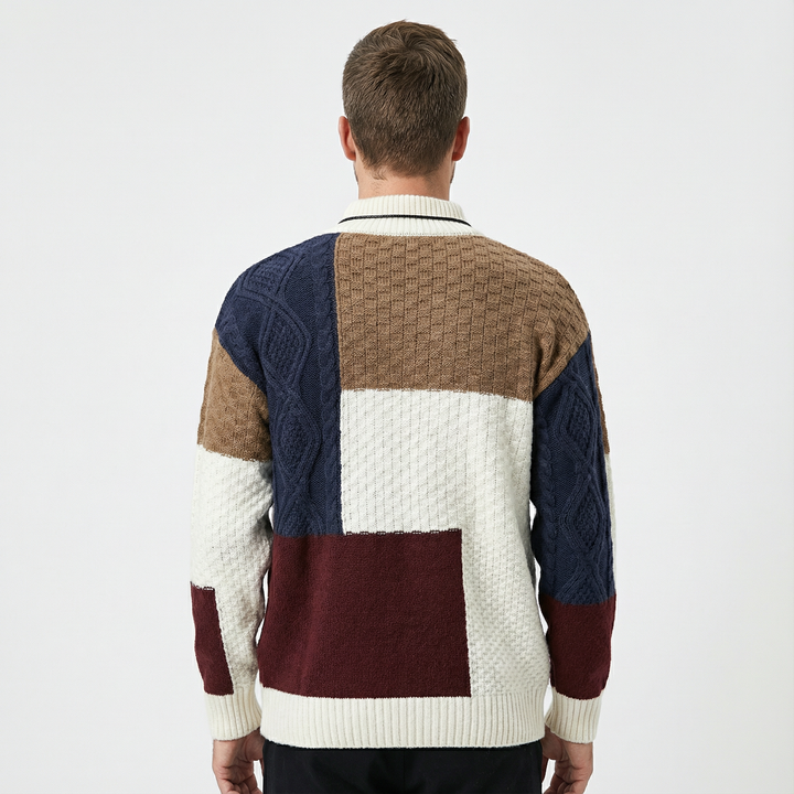 Herren Baumwoll Pullover Modern