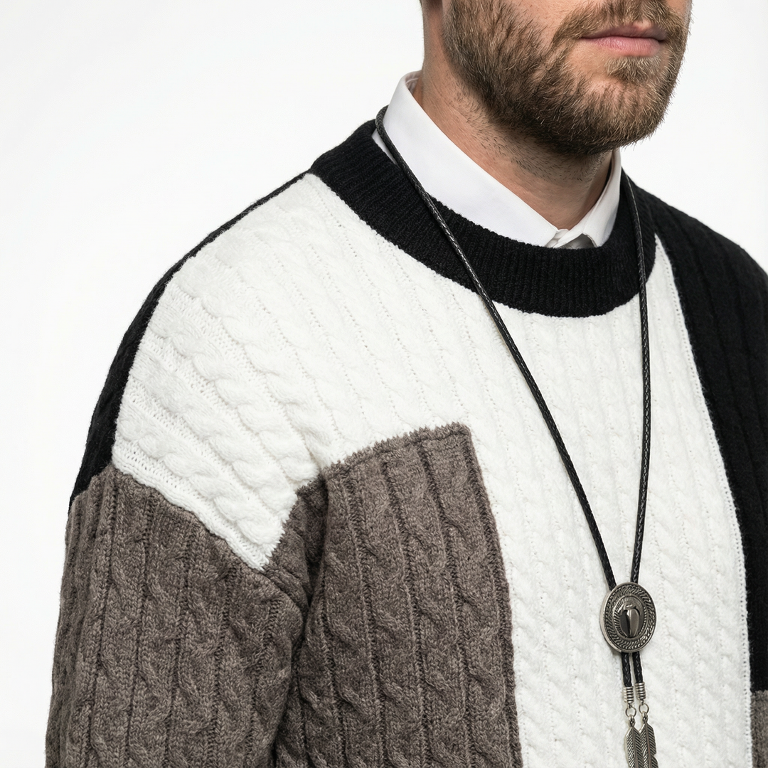 Herren Strickpullover Elegant Lässig