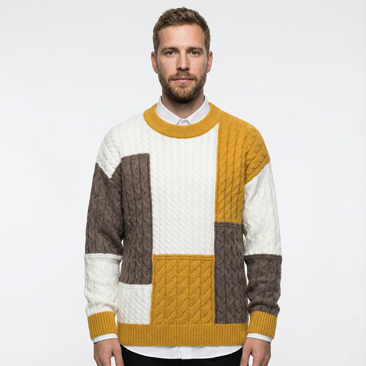 Herren Strickpullover Elegant Lässig