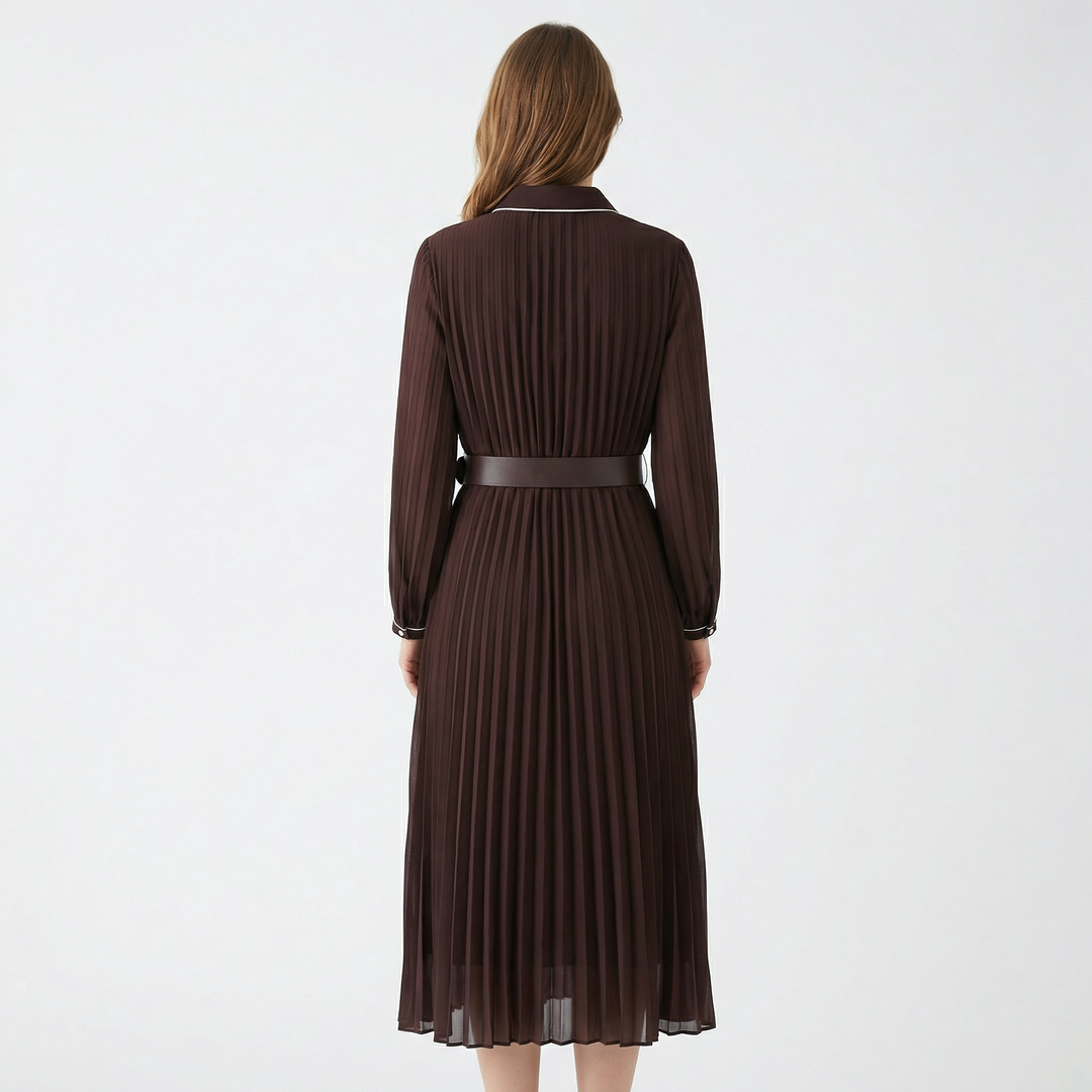 Chiffon Midi Kleid Damen