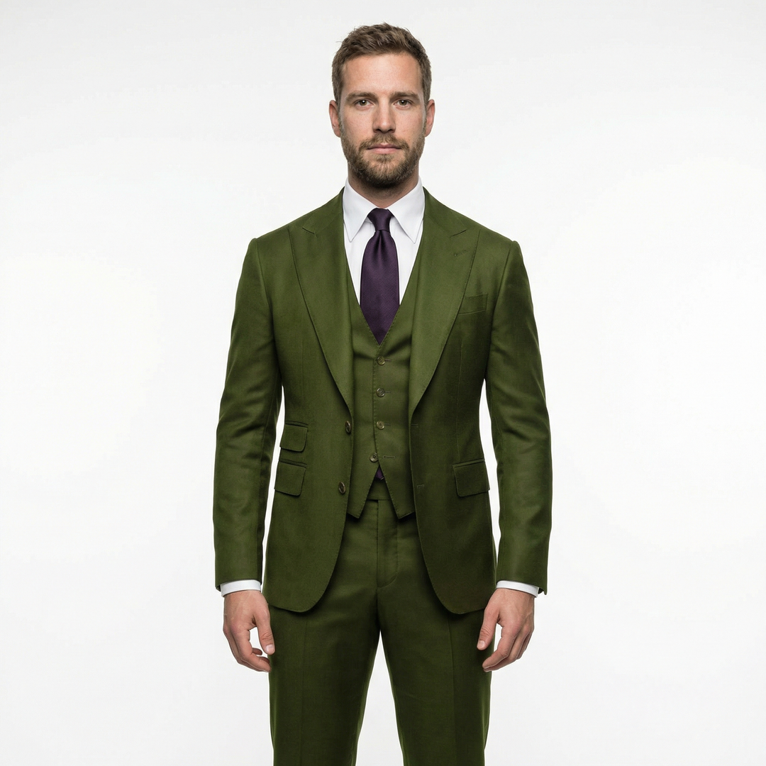 Herren Slim Fit Hochzeitsanzug