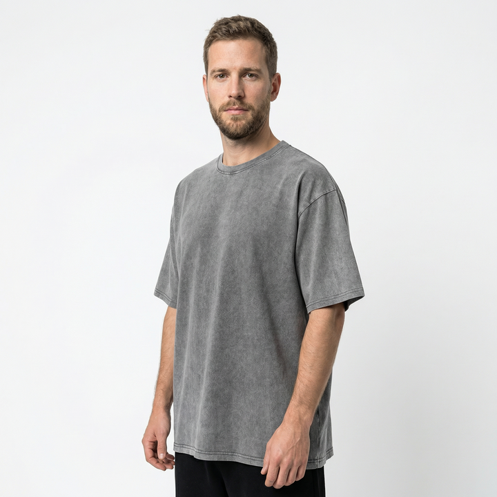 Retro-Oversize-T-Shirt für Herren