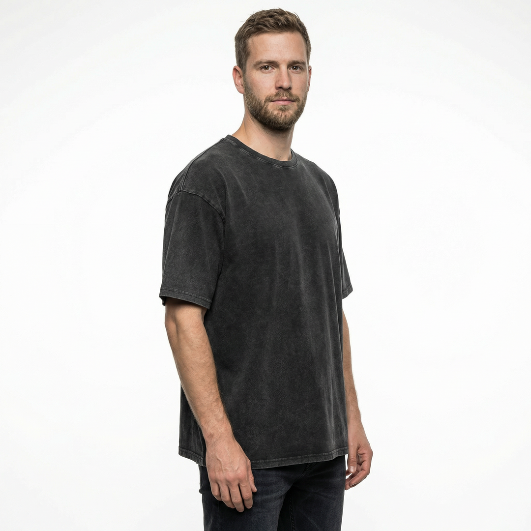 Retro-Oversize-T-Shirt für Herren