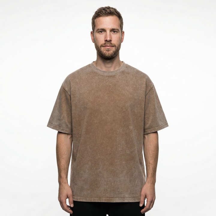 Retro-Oversize-T-Shirt für Herren