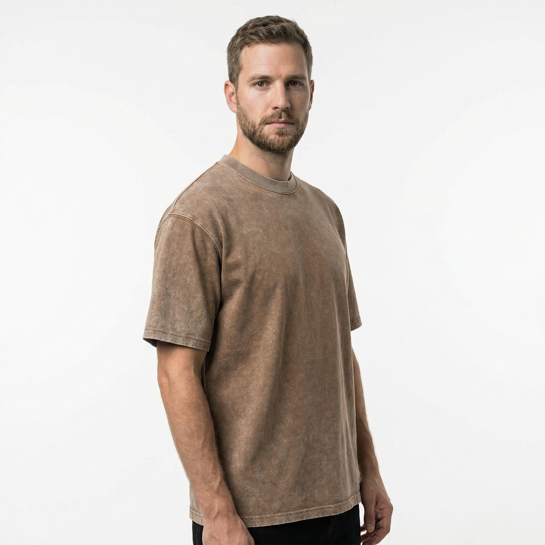 Retro-Oversize-T-Shirt für Herren